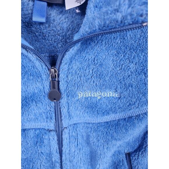 Patagonia R2 Fleece Jacket Womens Small Blue Polartec Full Zip Outdoor USA Made - Picture 9 of 10